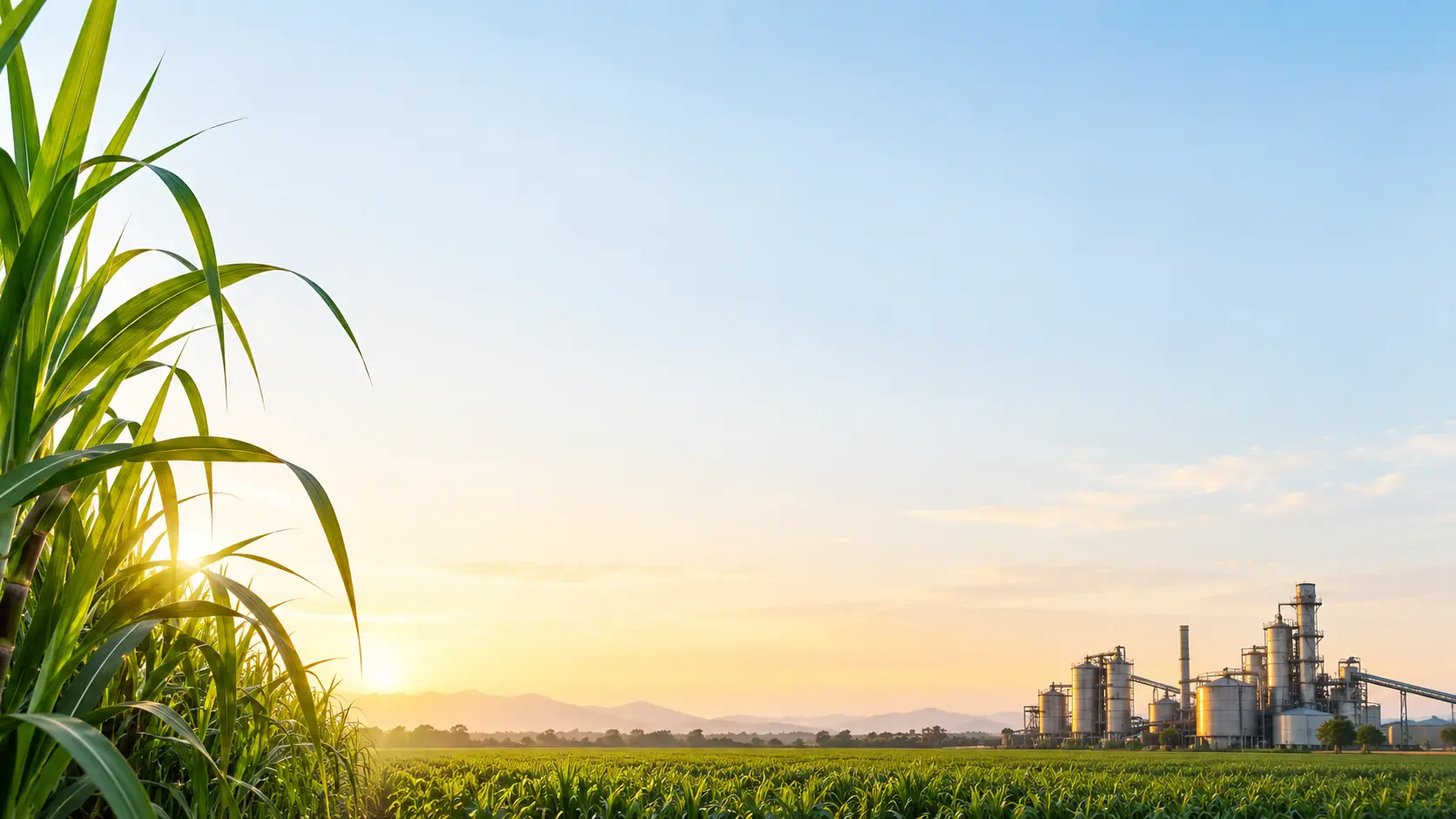 Sugar cane and processing facility